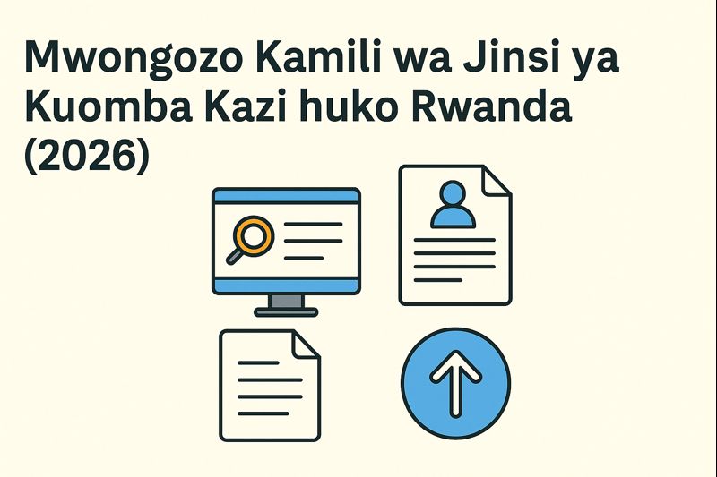 Mwongozo Kamili wa Jinsi ya Kuomba Kazi nchini Rwanda (2026) Mwongozo Kamili wa Jinsi ya Kuomba Kazi nchini Rwanda (2026)